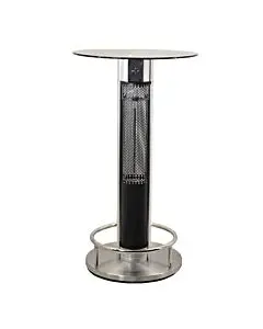 Omcan 23.5" Heated Patio Table with Remote Control 110V/60hz/1ph