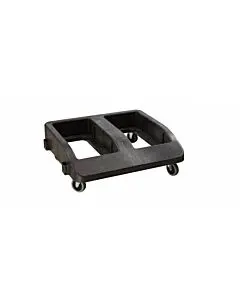 Omcan Double Polypropylene Dolly for Recycling Trash Container