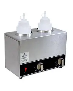 Omcan Double Bottle Sauce Warmer