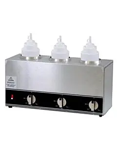 Omcan Triple Bottle Sauce Warmer