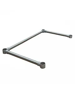 Omcan Stainless Steel U Shape Leg Brace for 18" X 24" Ice Bin