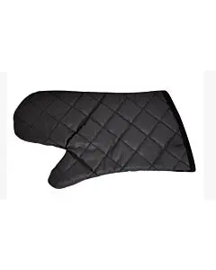 Omcan 13" Flame-Retardant Oven Mitts - Charcoal