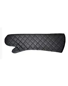 Omcan 24" Flame-Retardant Oven Mitts - Charcoal