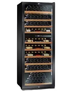 Vinovero Wine Cooler Dual Zone with 290 Bottle Capacity and Black Full Glass Door