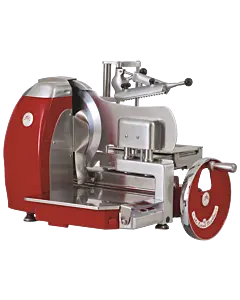 Omas 14.5″ Volano Gear Driven Semi-Automatic Medium to Heavy Duty Meat Slicer Standard Flywheel 1HP -120V/60/1