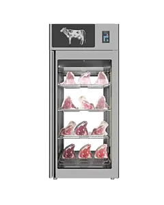 Stagionello® Dry Age 3.0 900 Liter, 225 Kg Dry Aging Cabinet with Humidity Management, 4-Glass View – 220-240V, 1Ph, 548W