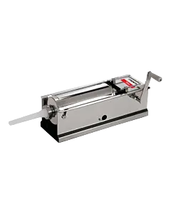 Trento 18lb. Stainless Steel Manual Sausage Stuffer with 2-Speed Horizontal Gear Drive