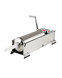 Trento 22lb. Stainless Steel Manual Sausage Stuffer with 2-Speed Horizontal Gear Drive