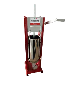 Trento Sausage Stuffer Manual 11 Lbs/5 Kg 2 Speed Vertical Gear Driven Red