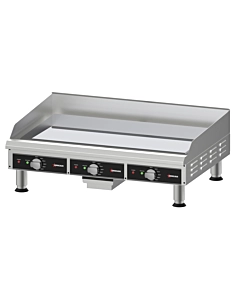 Omcan 36" Chrome Plated Heavy-Duty Griddle - 240V, 10800W