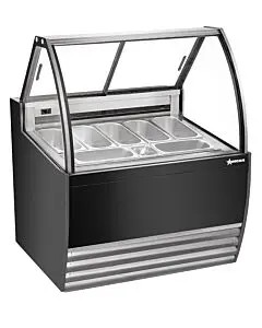 Omcan 41.3" Gelato Display Showcase - Black