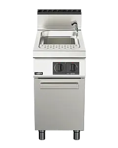 Trento Stainless Steel 12 Gallon Single Tank and Single Burner Pasta Cooker, Natural Gas - 47,500 BTU