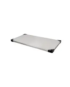 Zanduco 18" Depth Stainless Steel Solid Shelves for Wire Shelving