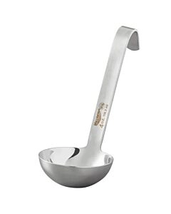 Vollrath 4970410 Jacob's Pride 4 oz. One-Piece Stainless Steel Ladle with Short Handle