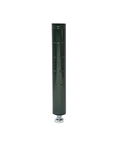 Zanduco Heavy-Duty Commercial Dark Green Epoxy Post with Leveler - NSF