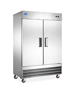 Zanduco 54" 2-Door Reach-In Stainless Steel Freezer with 1330L Capacity - 110V, 1 HP, 780W