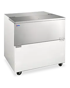 Omcan 34" Milk Cooler with 12.4 cft. (351 Liter) Capacity, Holds up to 8 Milk Crates - 120V 240W