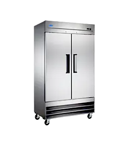 Zanduco 40" Double Door Reach-in Refrigerator Stainless Steel with 750L Capacity - 115V, 385W