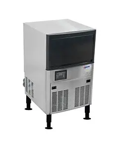 Omcan Ice Machine with 33 lb Storage Bin 80 lb/day Cubed Ice Production Capacity