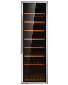 Zanduco Single Zone Wine Cooler with 192 Bottles Capacity and Stainless Steel Door