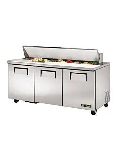 True TSSU-72-18-HC 72"Solid Door Sandwich/Salad Unit