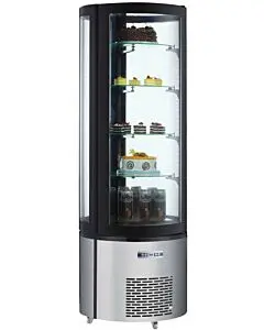 Zanduco 27" Circular Refrigerated Display Case with 14.1 cu.ft. Capacity - 110V, 0.50kW