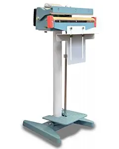 Omcan Foot Operated Impulse Sealer - 14" Seal Bar, 2mm Seal Width