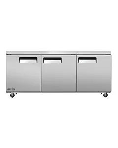 Juneau 72" Undercounter Freezer Three Door, 11 cu.ft. - 115V, 780W