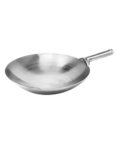 Omcan Stainless Steel Mandarin Wok with Welded Joint - NSF