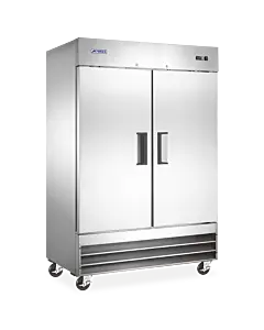 Aurora 54" Two-Door Reach-In Freezer with 1169L Capacity - 110V, 780W