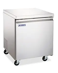 Aurora 27" Undercounter Single-Door Refrigerator with 177L Capacity - 110V, 1/6 HP