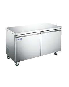 Aurora 47" Undercounter 2-Doors Refrigeration with 340L Capacity - 110V, 1/4 HP