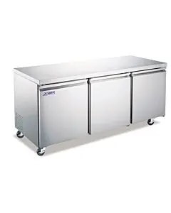 Aurora 72″ Undercounter 3-Doors Refrigerator with 440L Capacity - 110V, 0.2 HP