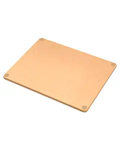 Epicurean 622-14110118 14" x 11" Rectangular Cutting Board Natural Composite Wood with Non-Slip Feet - Tan, NSF