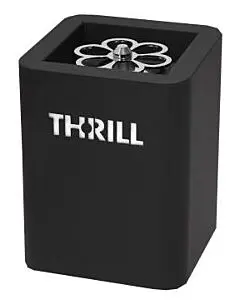 Thrill Vortex F1-PRO Black Tabletop Glass Chiller and Sanitizer - 6643TH001