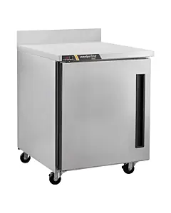 Centerline CLUC-27F-SD-WTL 27" One Solid Door Undercounter Freezer with Worktop - Left Hinge