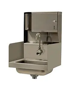 Advance Tabco 7-PS-131 Wall Mount Hand Sink with Hands-Free Electronic Faucet