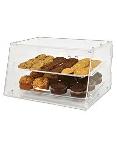 Omcan 20" Acrylic Display Case with 2 Trays