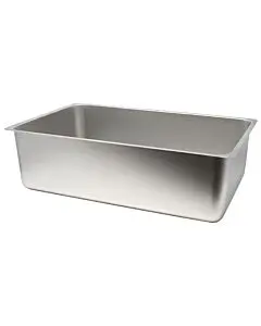 Omcan Full-Size Stainless Steel Anti Spillage Water Pan - 6" Deep