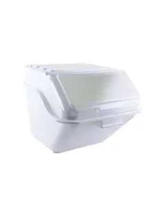 Omcan 80989 12.6 Gallon Shelf Ingredient Bin / Storage Bin with Lid & Scoop - 1 Pack