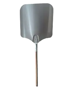 Omcan 14" x 16" Aluminum Pizza Peel with 22" Wood Handle