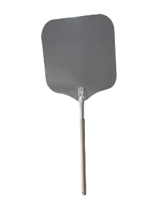 Omcan 16" x 18" Aluminum Pizza Peel with 22" Wood Handle