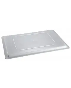 Omcan White Polypropylene Covers for Rectangle Food Storage Containers