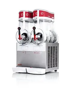 Ugolini GIANT Multi-Functional Double Bowl Granita / Slushy Machine with Magnetic Drive - 2 x 15L / 4 Gal.
