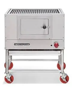 American Range AMSQ-30 Mesquite 30" Wide Broiler with a Gas Log Starter