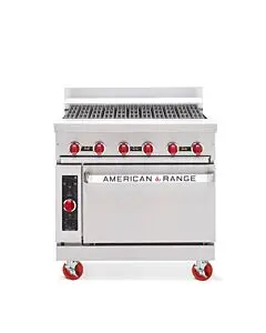American Range AR-4RB 48" Range Broiler with 2 Standard Ovens