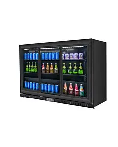 Zanduco 53" Beverage Cooler Three glass Door with Lock 11.6 cu. ft. Capacity - 115V/60/1