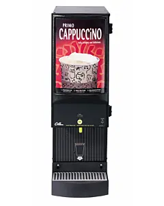 Curtis CAFEPC1 Single Station Cappuccino Machine with 7 lb. Hoppers & Hot Chocolate Graphics