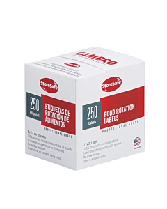 Cambro 23SLB250 Adhesive Storesafe Food Rotation Labels - Pack of 250