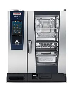 Rational CD1GRRA.0000236 iCombi Pro 10 Pan Half-Size Liquid Propane Combi Oven with Touch Screen Controls - 120V